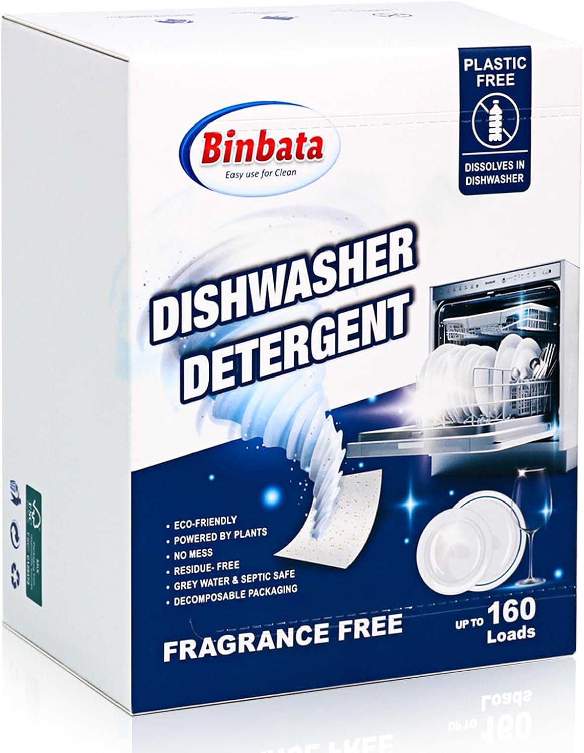 Eco Dishwasher Detergent Sheets Up To 160 Loads, Unscented Plastic Free Dishwashing Soap Strips With High Efficient Solid Enzyme, Leaving Dishes Sparkling Clean Eco Dishwasher Detergent Sheets Up To 160 Loads, Unscented Plastic Free Dishwashing Soap Strips With High Efficient Solid Enzyme, Leaving Dishes Sparkling Clean