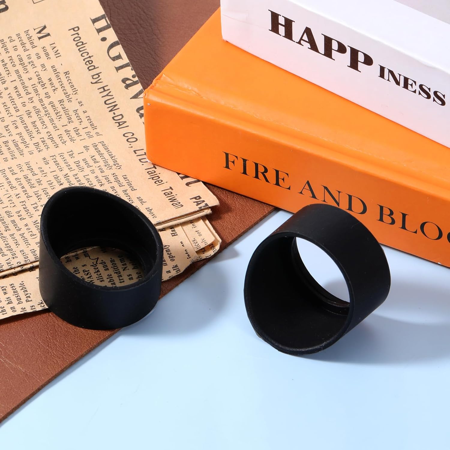 2Pcs Silicone Eye Cover Guards, Binocular Microscope Eyepiece Eye Cups for 32-35mm, Eyepiece Eye Cup Soft Silicone Eyepiece Cover, Replacement Accessories