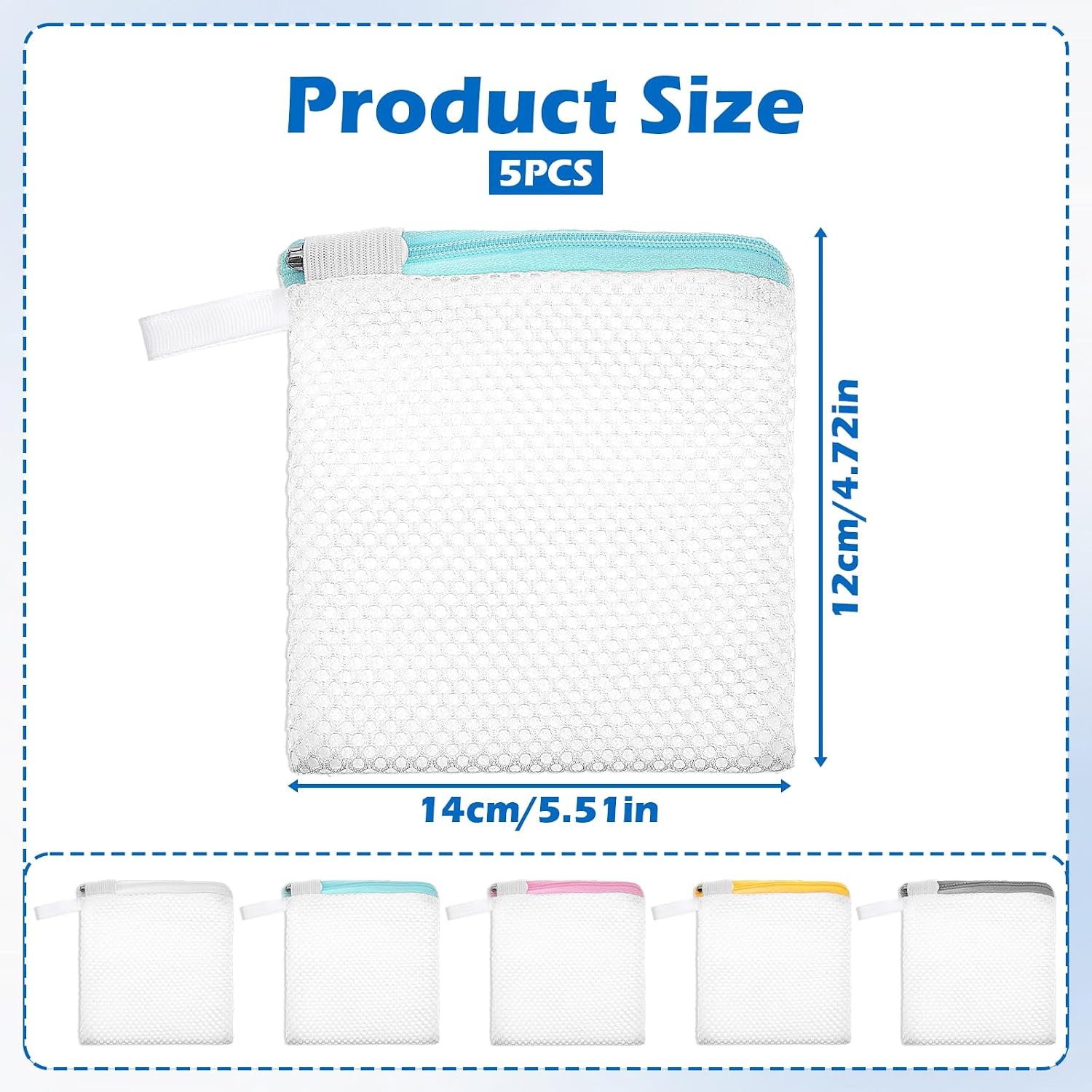6 Pcs Small Lingerie Bags for Washing Delicates