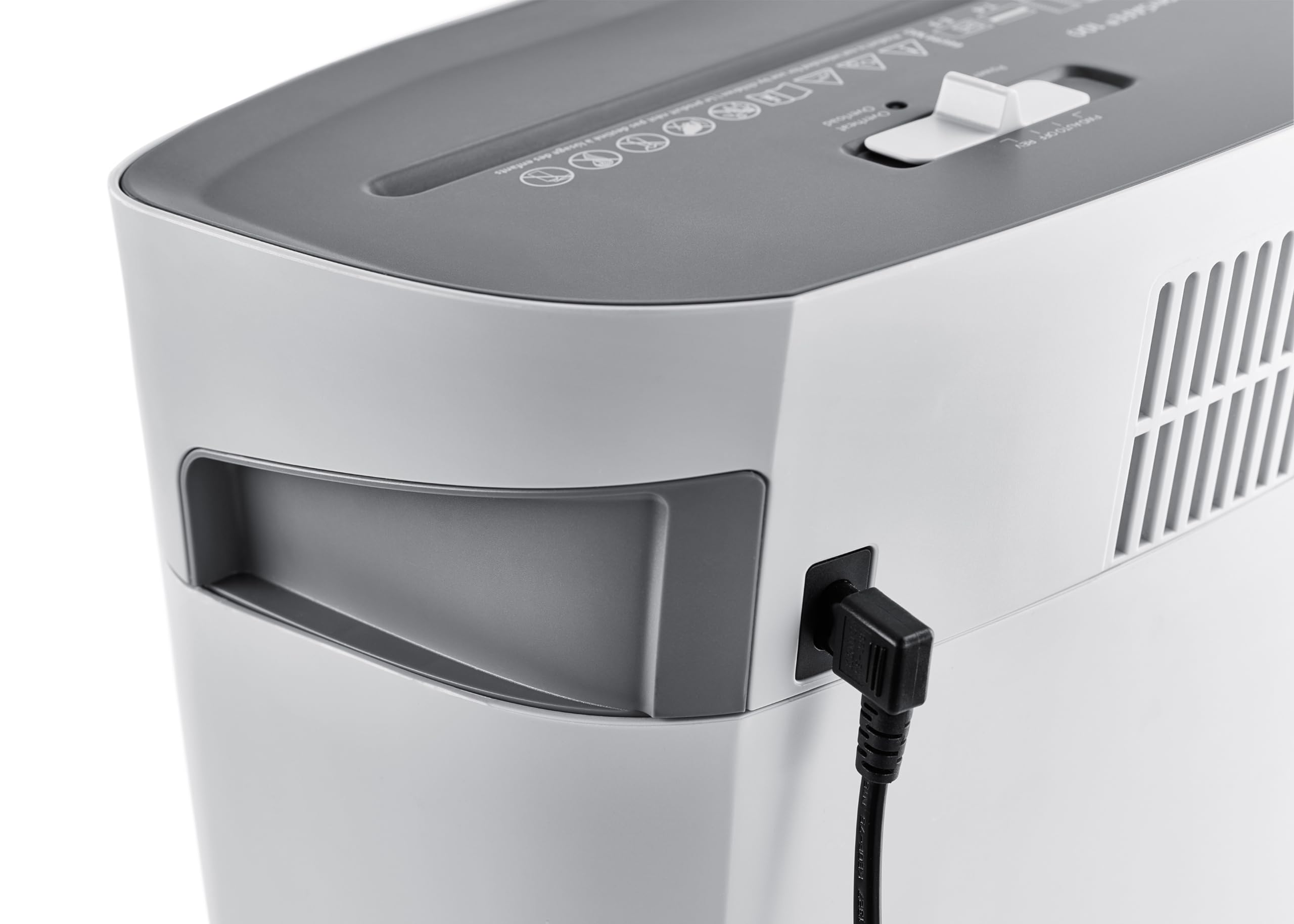Dahle PaperSAFE PS 100 distruggidocumenti (5 fogli, livello di sicurezza P4, taglio a particelle, privo di olio e manutenzione, 12 litri), grigio