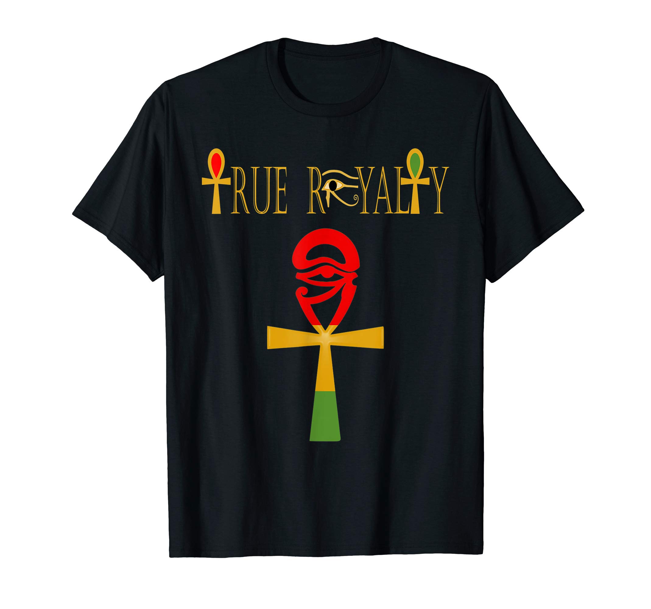 Kemetic Afrocentric Black Melanin ApparelTrue Royalty Black Melanin Kemetic Apparel African T-Shirt