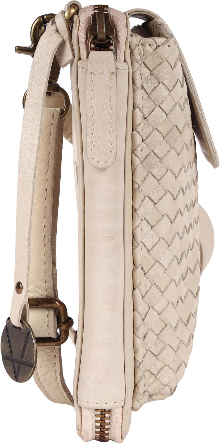 Genuine Leather Small Leather Crossbody Bags For Women Cell Phone Purse With Adjustable & Detachable Strap - Image 2