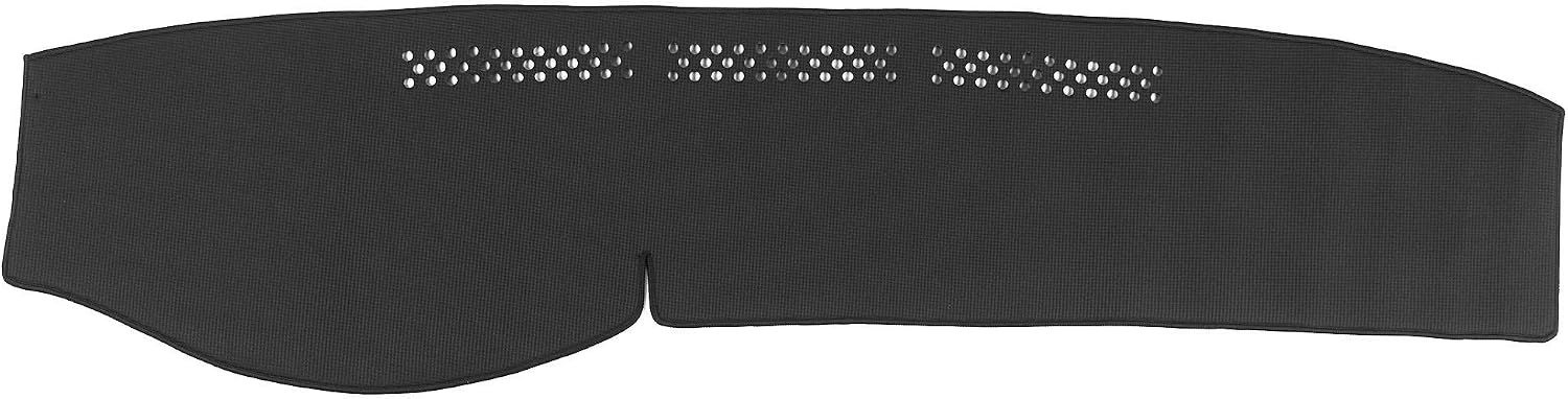 WellVisors Black Dash Mat Dashboard Cover Compatible with Toyota 2005-2015 Tacoma