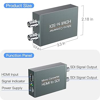 HDMI to SDI 3G ３個セット Amazon.com: HDMI to SDI, HDMI to 3G-SDI/HD-SDI Converter