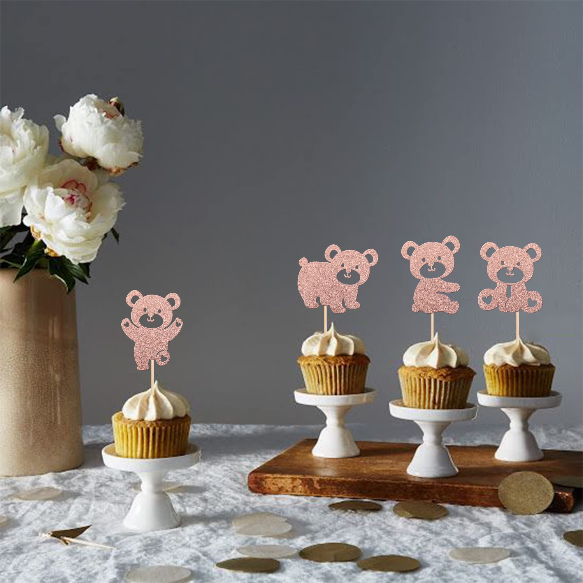 Teddy Bear Cake Toppers New 3D Bear Cake Topper Baby Shower Bear ...
