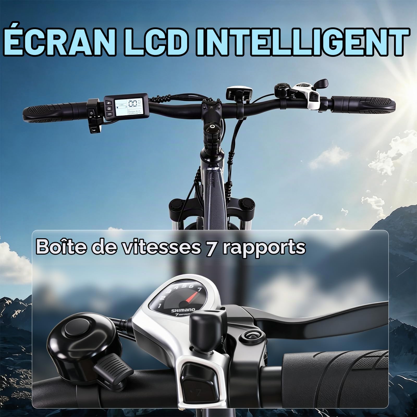 26" Vélo Électrique Adulte Autonomie 50-75km,Batterie 48V 15.6Ah(748.8Wh)，250W vtt electrique adulte homme Double Frein à Disque,IPX4,VAE Urbain et Loisirs Ebike Unisexe,150KG Load