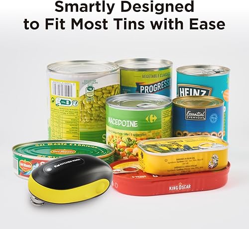 Miniatura 6 de Kitchen Mama One-To-Go Electric Can Opener: One Touch, Auto Stop, Smooth Edge, Lid Lift, Safety, Automatic, Magnetic, Cordless, Battery Operated