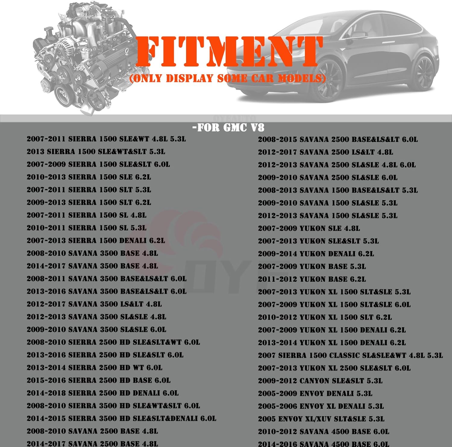 UF413 Ignition Coil Pack and Iridium Spark Plugs and Wires Set of 8 Fit For Chevrolet 2005-2019&GMC 2005-2018&Cadillac 2007-2016&Pontiac Saab 2005-2009&Isuzu 2007 2008 4.8L 5.3L 6.0L 6.2L 7.0L V8
