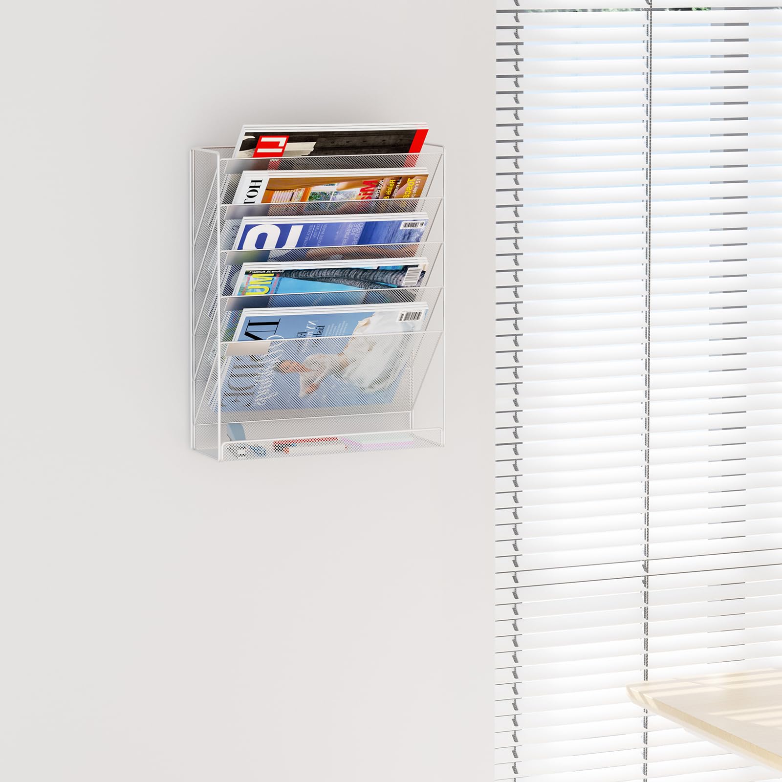 organizzatore per documenti, porta A4 e forniture ufficio, striscione da scrivania, accessori da scrivania (grigio)