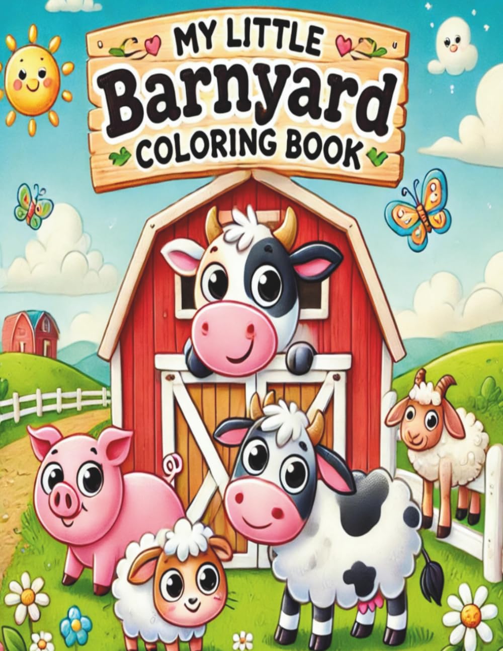 My Little Barnyard Coloring Book: A Coloring Book Inspired by Avila Barn