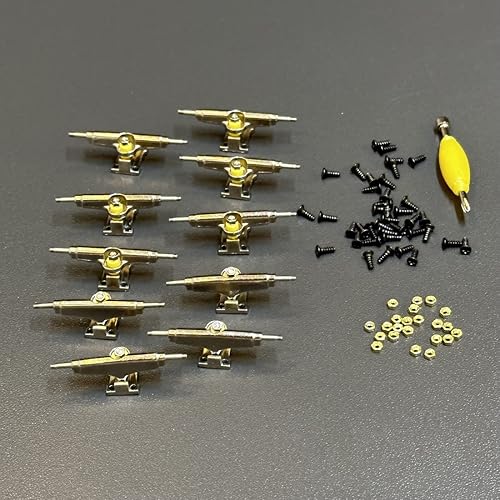 NC EBCO FiguresLab 36 ruedas para diapasón y camiones de 0.394 x 1.260in más anchos, 40 tornillos y 20 tuercas y herramienta de llave para diapasón