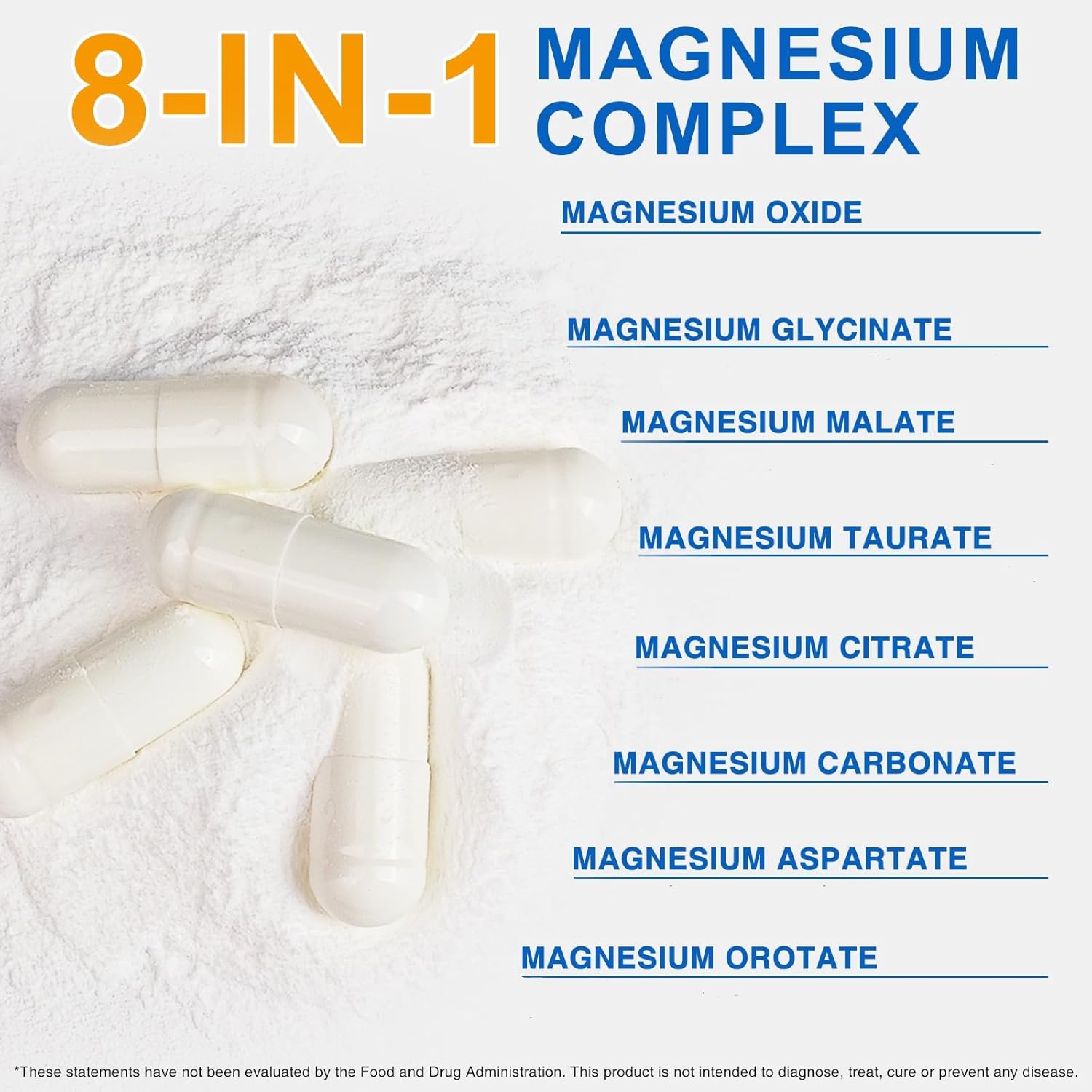 Magnesium Complex, 1000mg, Easy To Use (90 Capsules) - Image 5