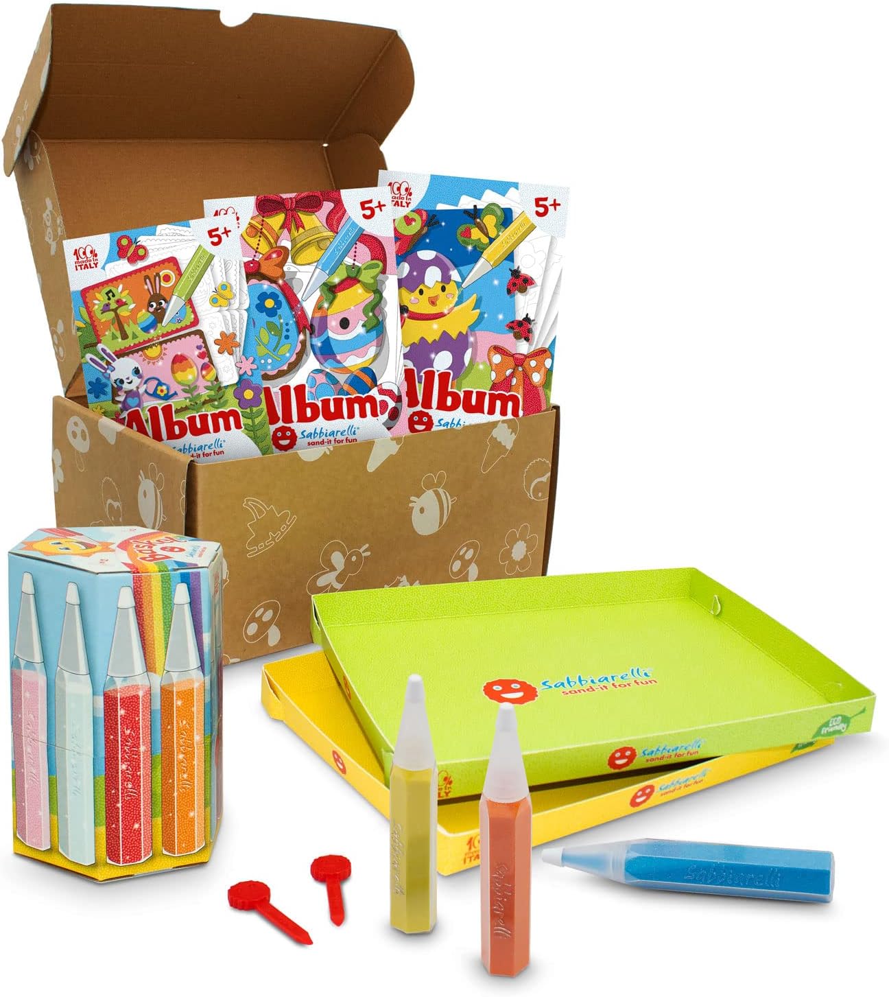 Sabbiarelli Sandbilder Lesezeichen - 15 Motive Zum Gestalten Mit Sand