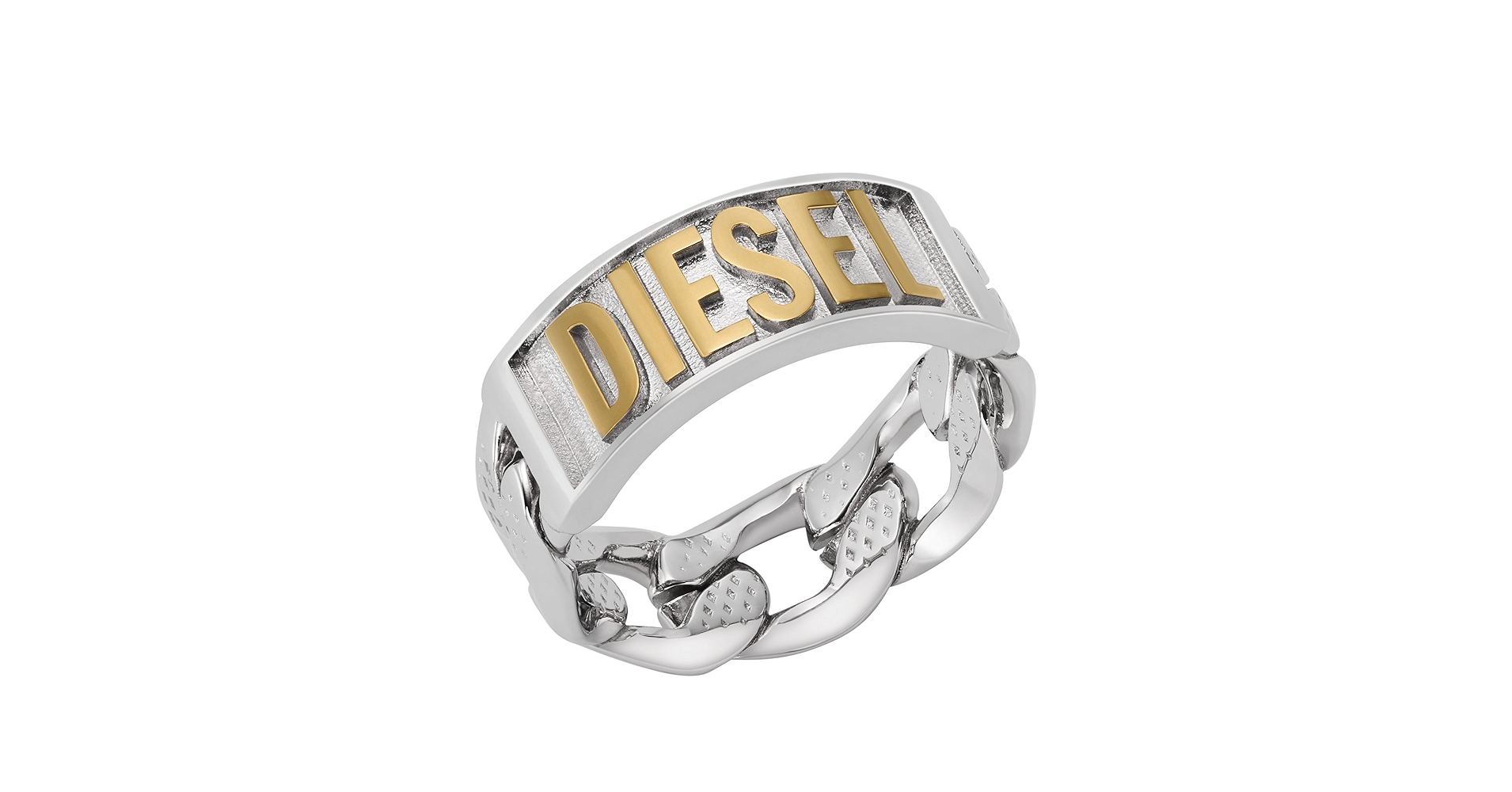 DIESEL ステンレススチール製バンドリング Diesel ステンレススティールバンドリング DX1449 ｜ディーゼル