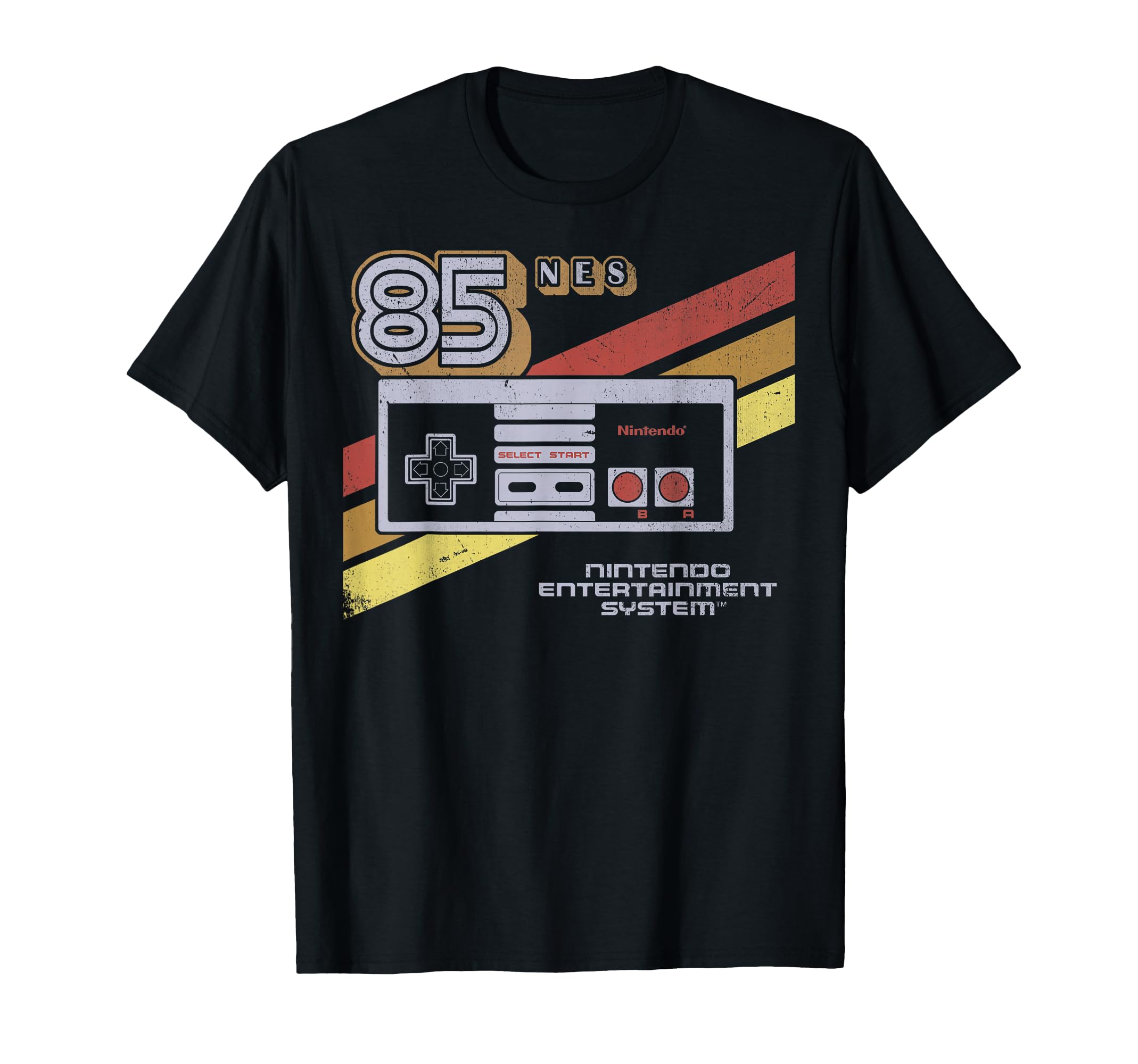 NES Controller Retro Stripe 85 T-Shirt