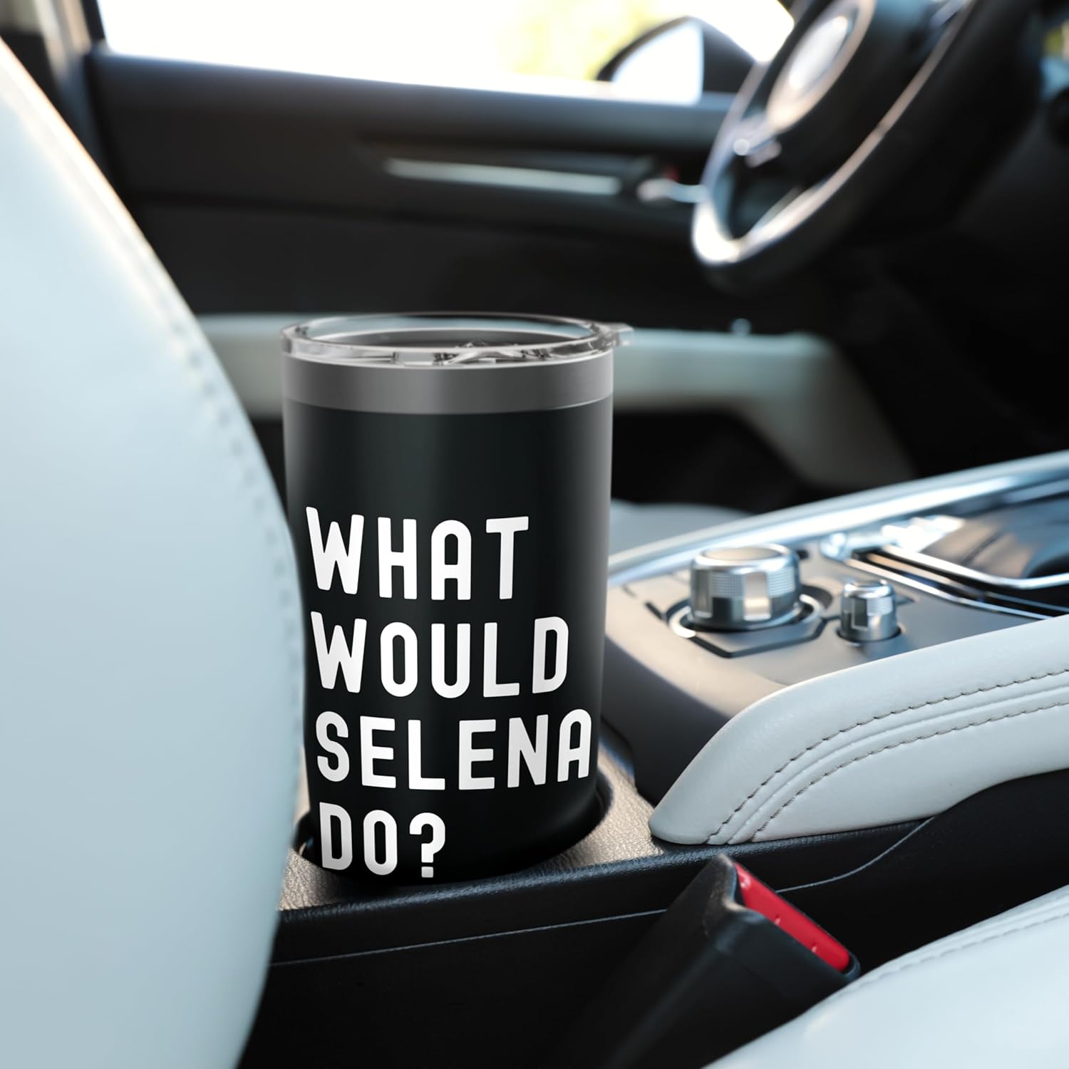 What Would Selena Do? Stainless Steel Insulated Tumbler - Image 6