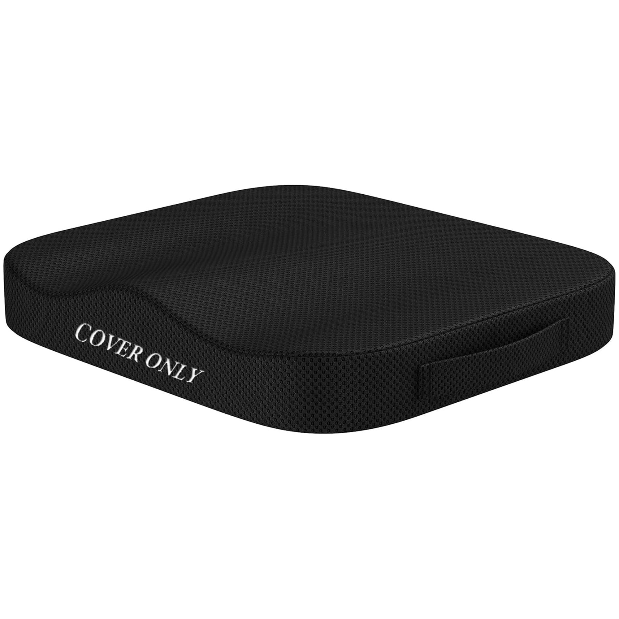 bonmedico – Copertura Cuscino Comfort nero, antiscivolo, lavabile, cover sostitutiva per B06XKD4K4Y
