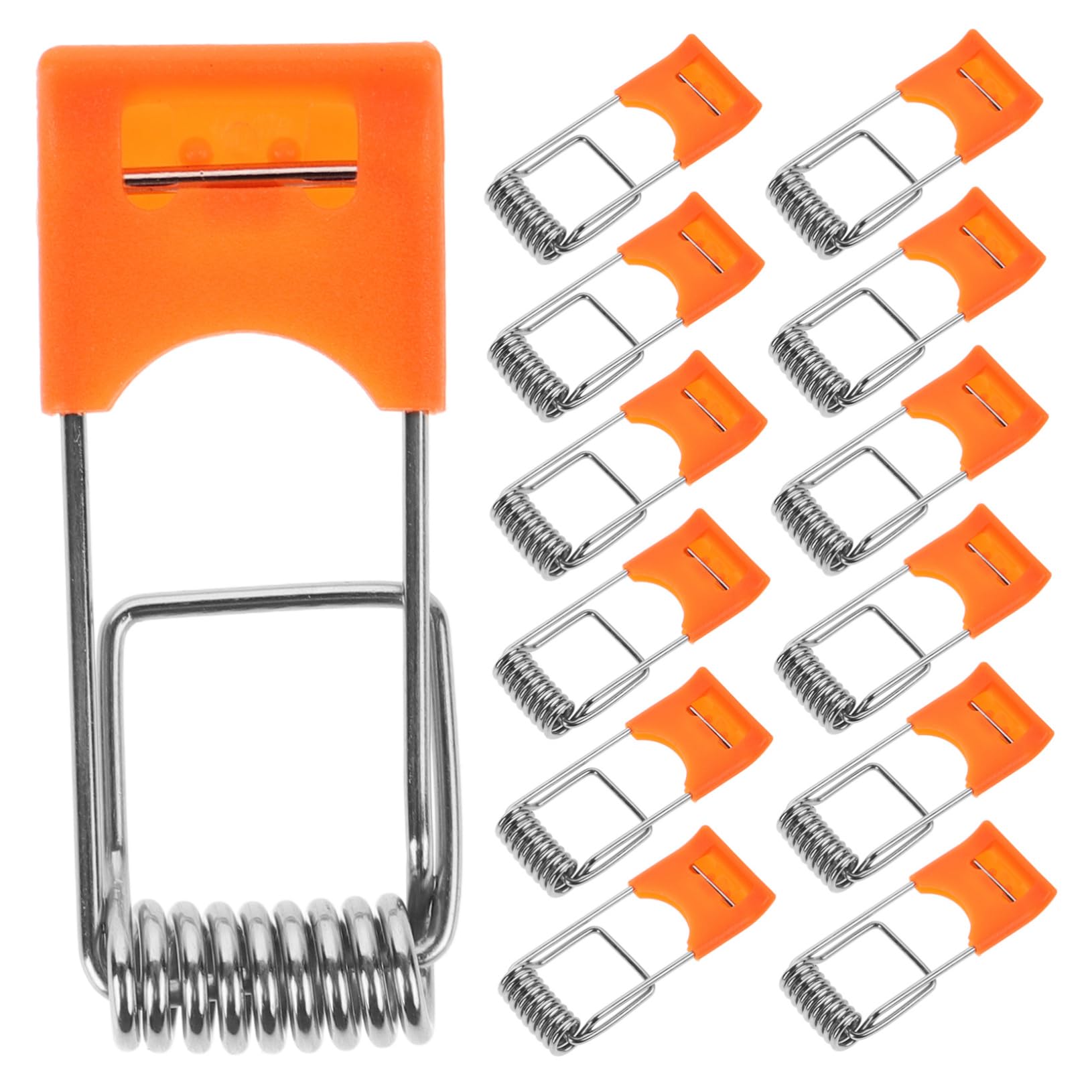 DOITOOL Clips Heavy Duty Led Ceiling Light Spring Clips 100pcs Spring Buckle Downlight Retaining Clamp Retrofitting Lighting