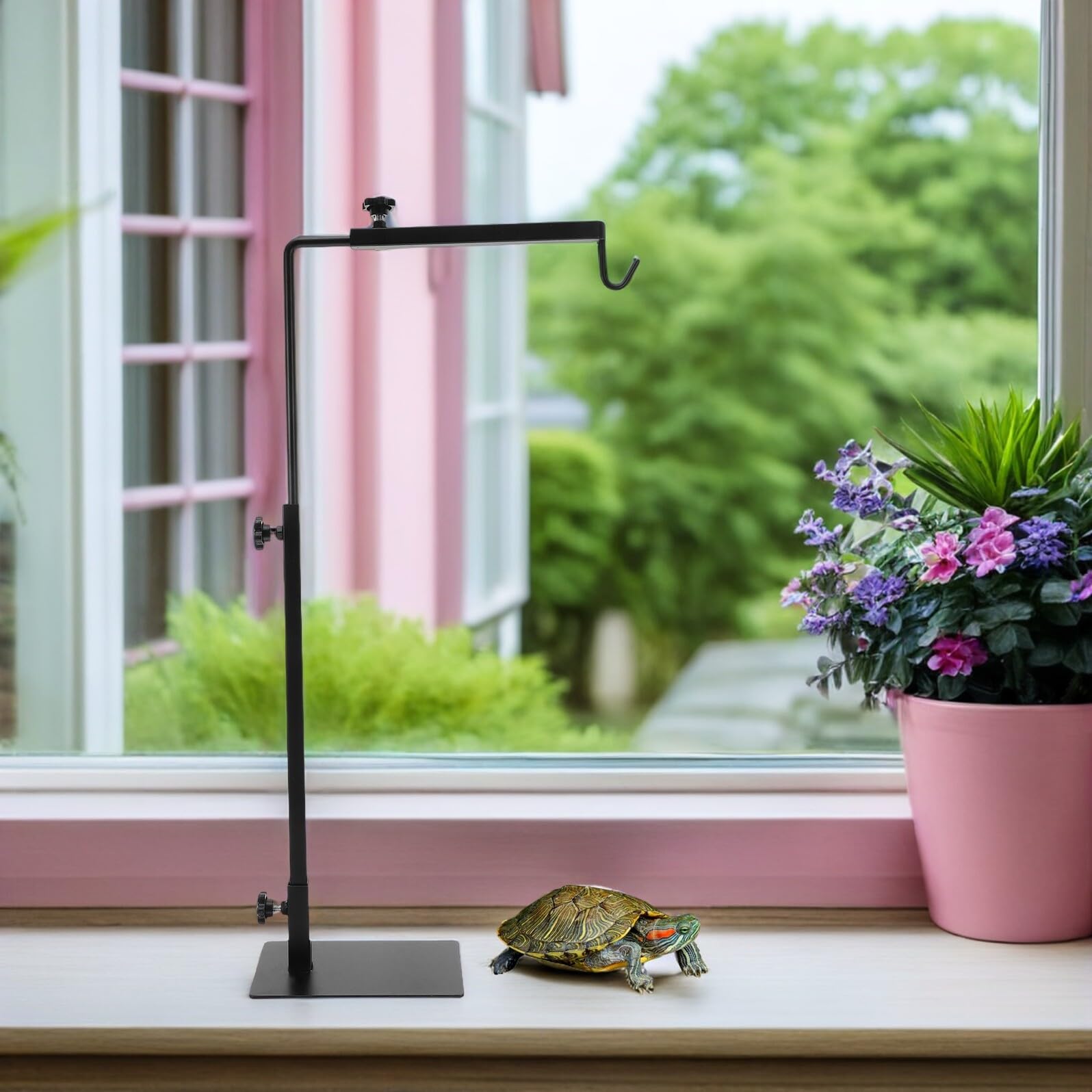 Gatuida Supporto Resistenza Nero Rettili Metallo in Lampada e per Regolabile Alta Dissipazione Efficiente del Calore Lampade Riscaldanti per Terrari