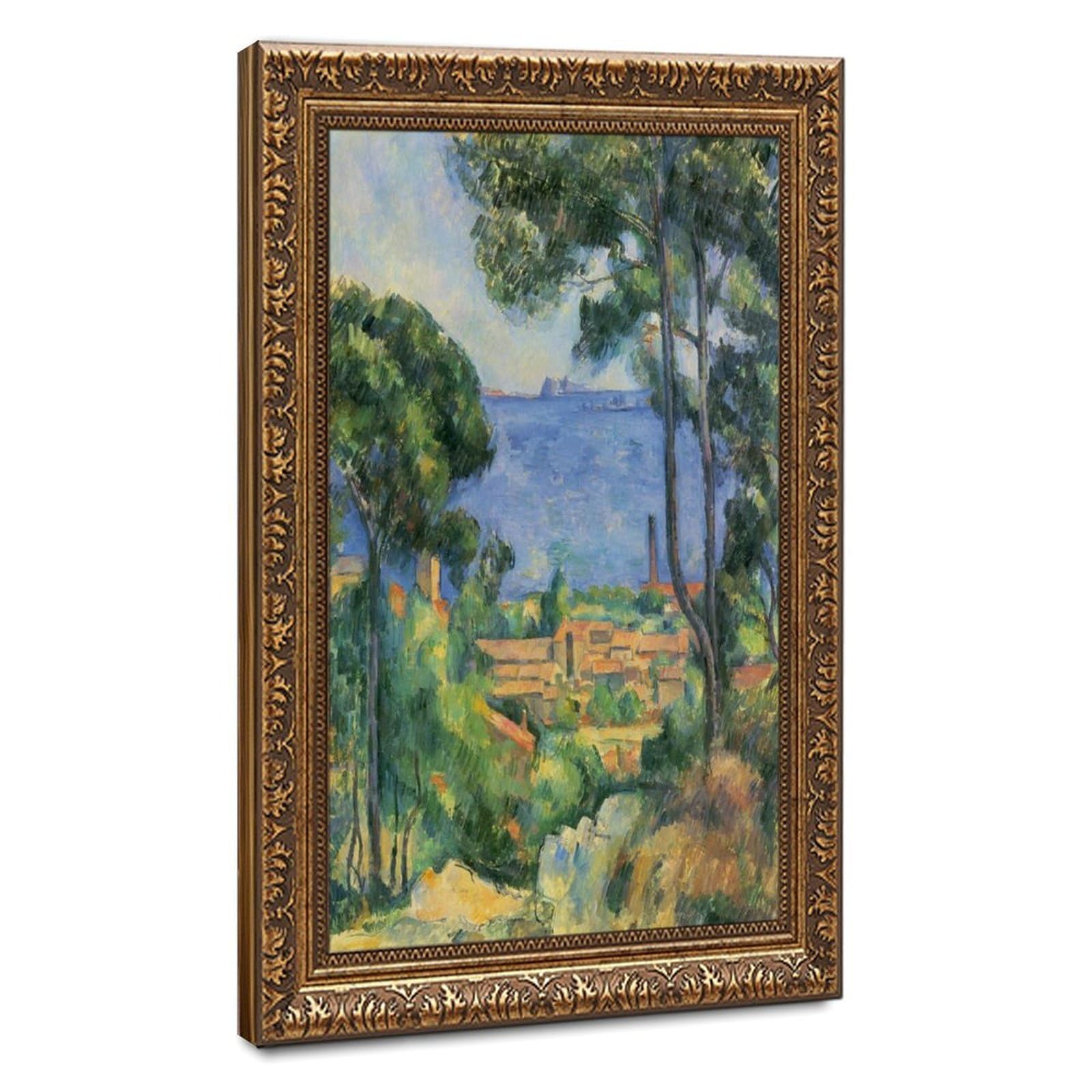 Toile de l'Estaque Paul Cézanne tableau décoration de bureau - 8
