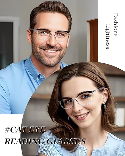 Miniatura 3 de LUFF 4 pares de gafas de lectura anti azul luz ordenador gafas Nerd Reader