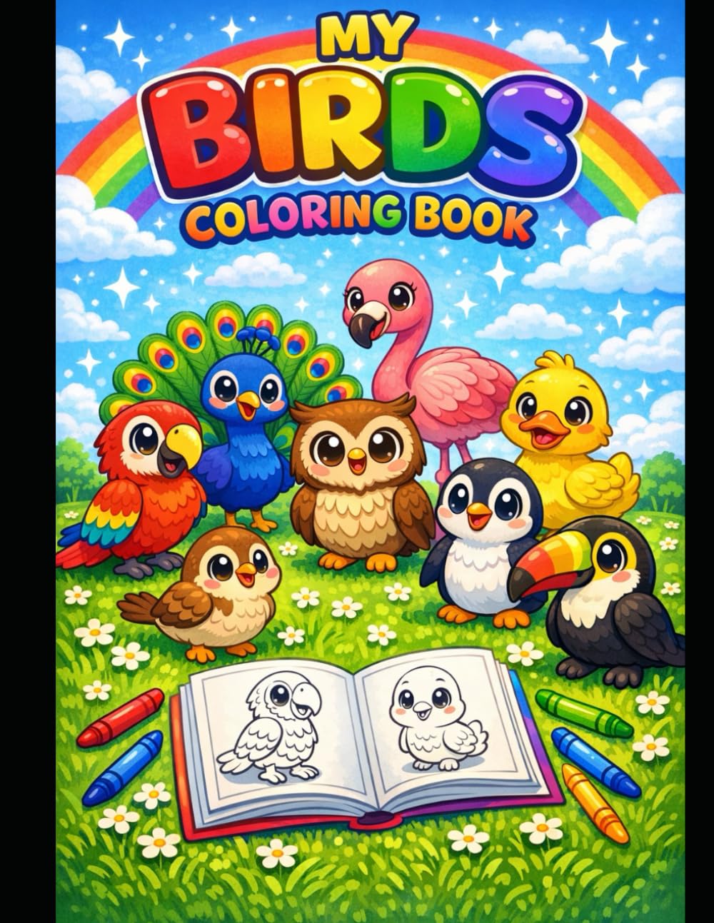 my birds coloring book (My First Fun Coloring Series)