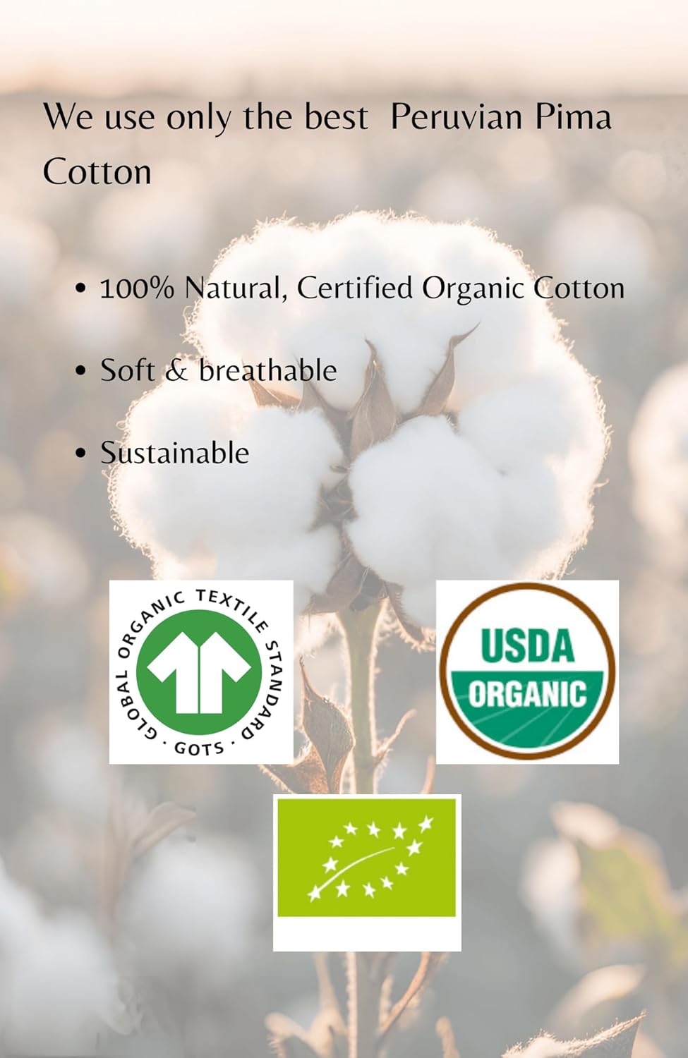 Elena Women's Cotton T-Shirt, Organic Pima Cotton, Relaxed Fit, Elbow/Short Length Sleeve, Round Neck, Casual Style - Image 3