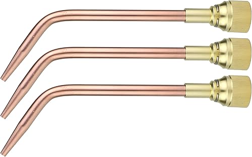 Miniatura 5 de SÜA Punta de soldadura y soldadura de acetileno 23A90 Compatible con antorchas Harris - Mezclador E-43 - (3-PACK) Tamaños 1, 2 y 3