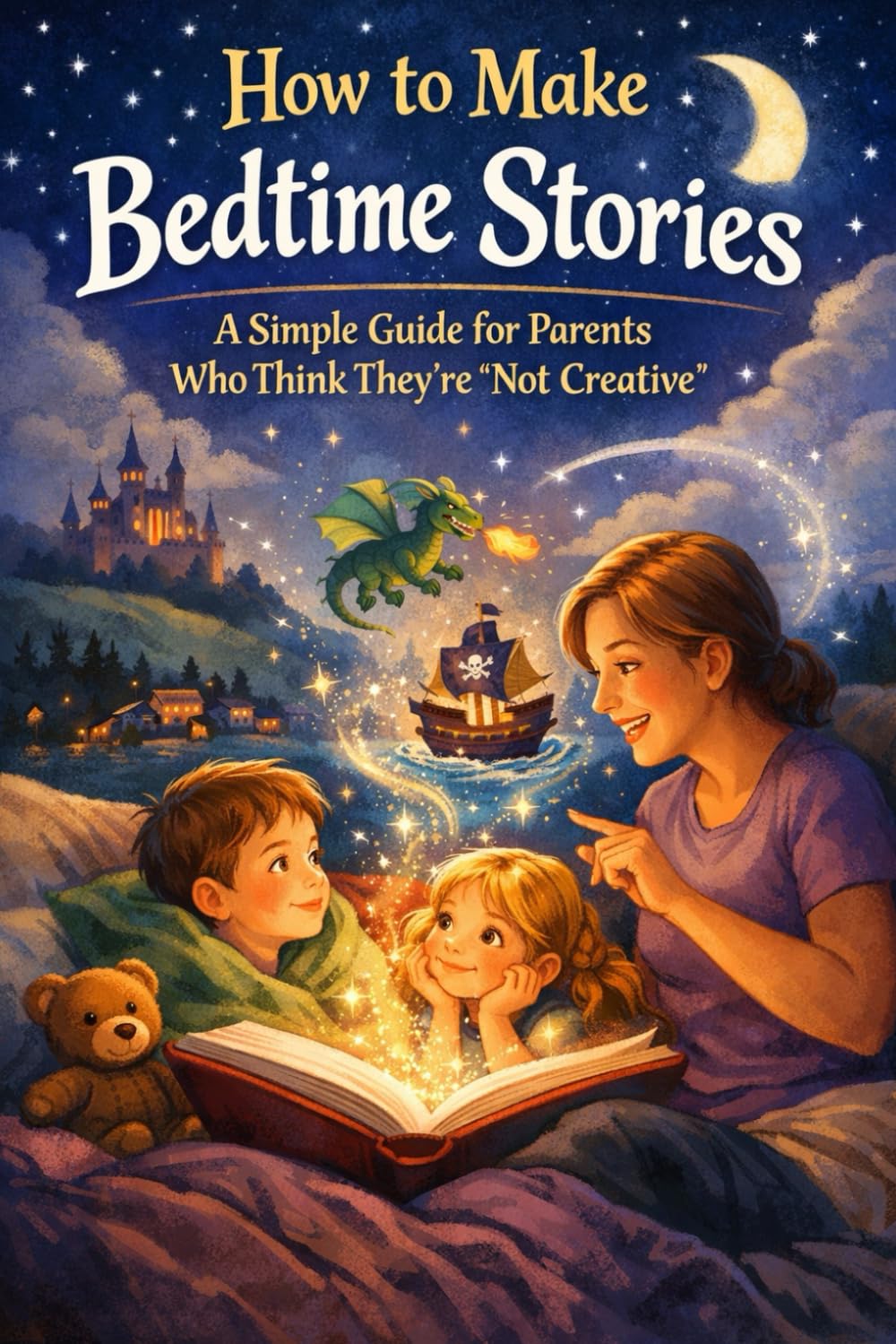 How to Make Bedtime Stories: A Simple Guide for Parents Who Think They’re “Not Creative”