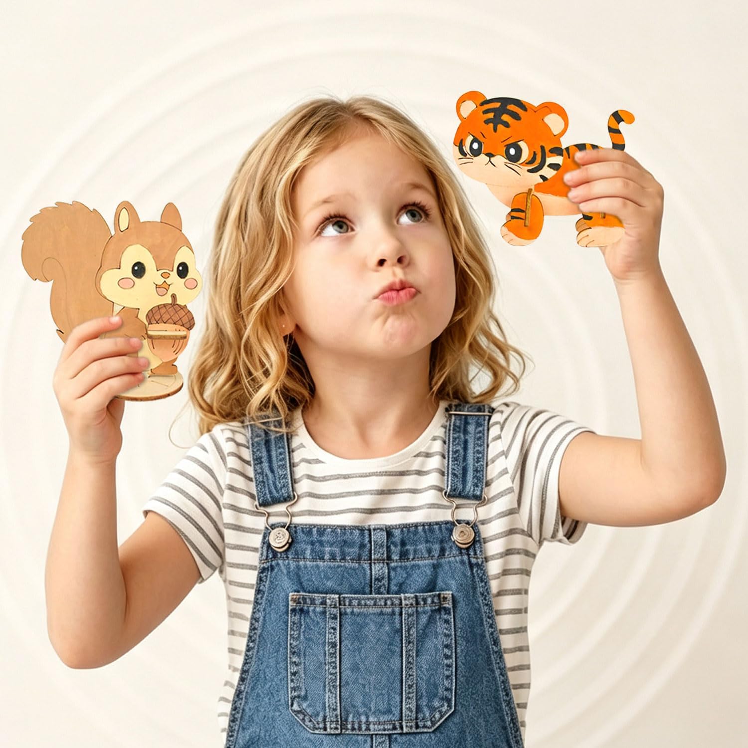 Vileafy Kit d'artisanat en bois brut 3D facile et créatif pour les jours de pluie et les activités d'été pour enfants de 4 à 8 ans et 8 à 12 ans