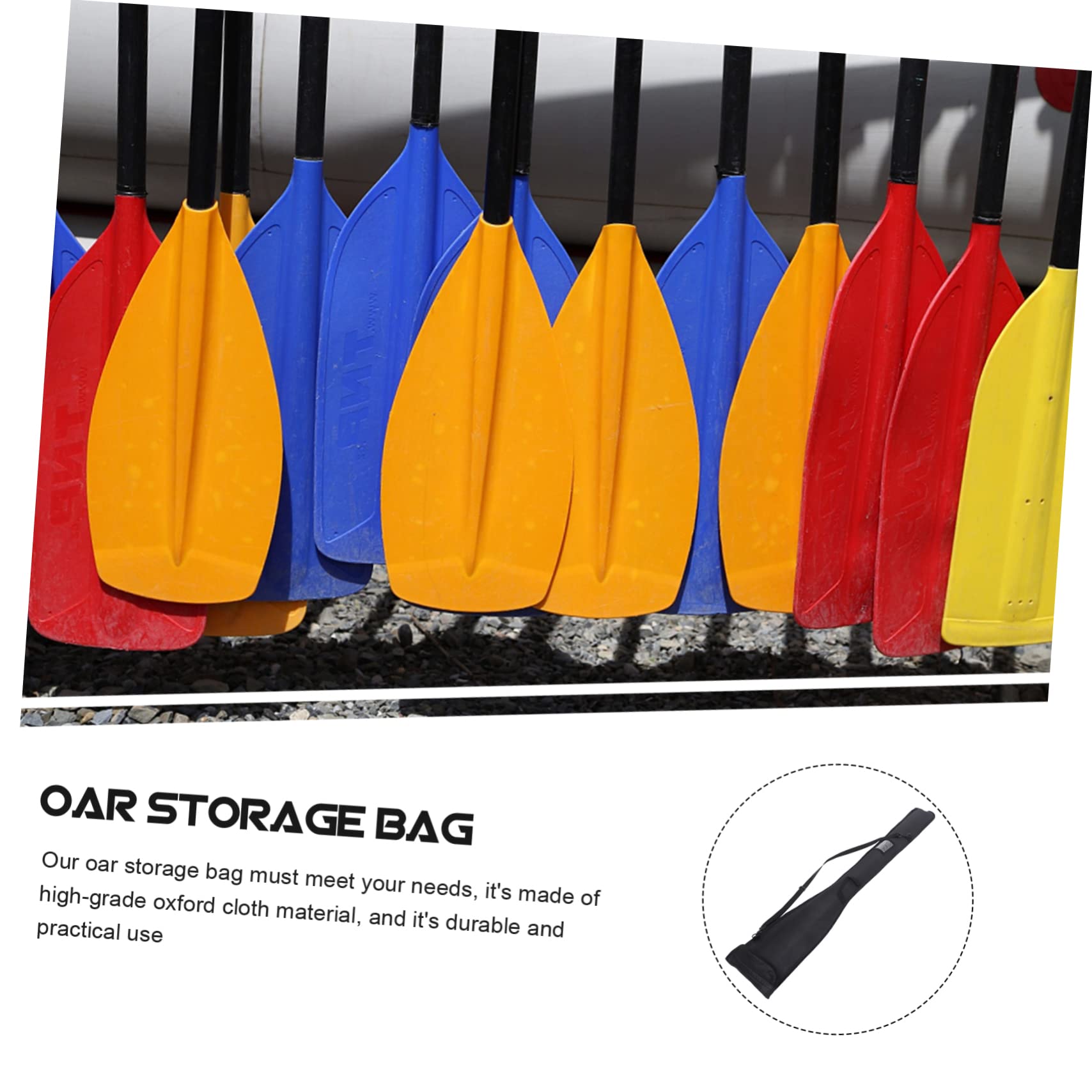 BESTonZON Tragbare Paddeltasche aus Oxfordgewebe mit Kordelzug Luft und Wasserpermeabel zur Aufbewahrung von Doppel Kajakpaddeln Beim Wassersport