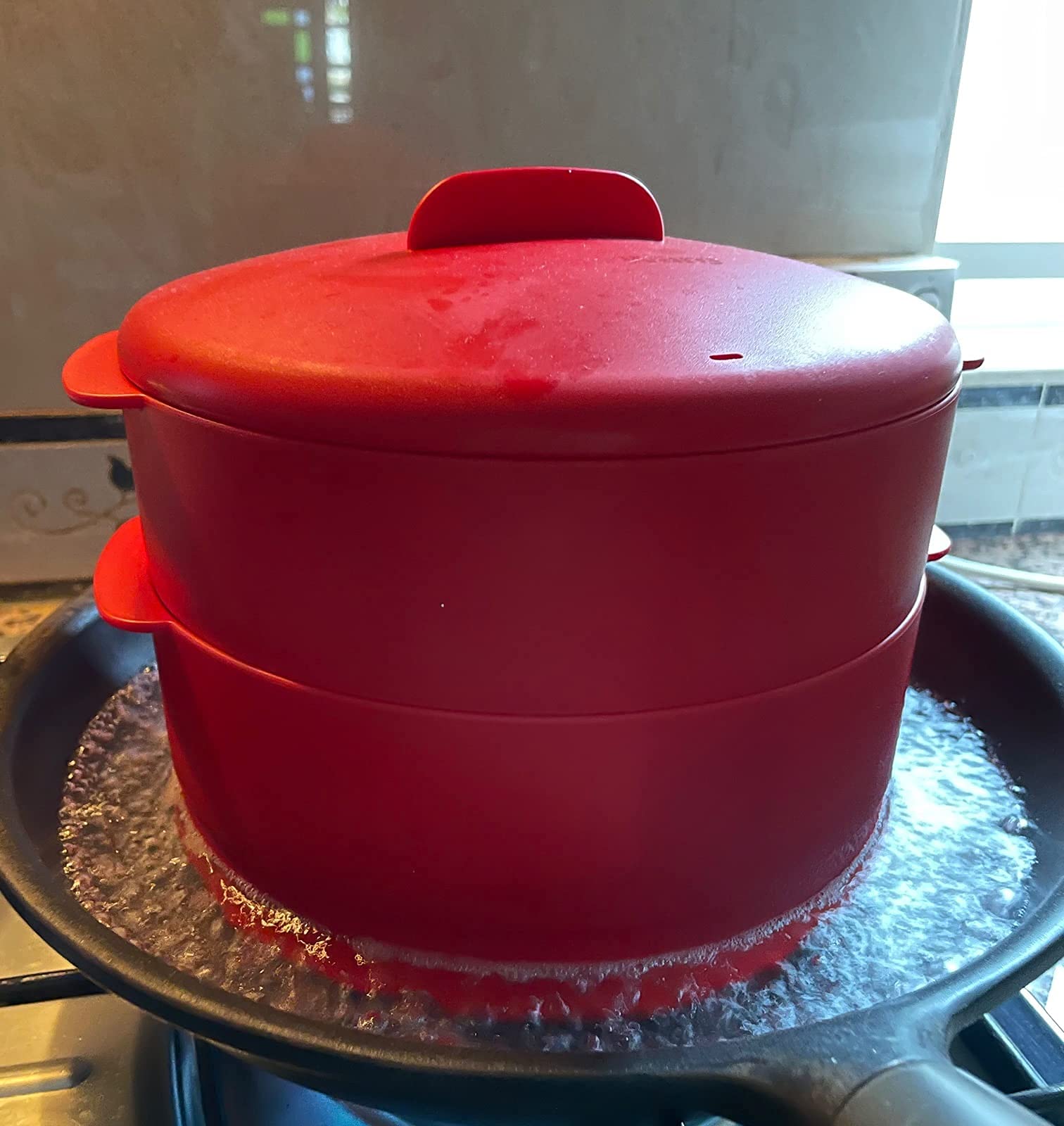 Tupperware Steam it Steamer Container - Healthy Meals -4