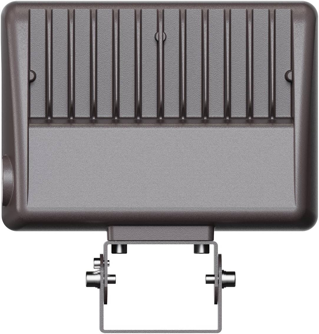 LEDONE Corp 60W LED Flood Light Trunnion Mount Commercial 8700 Lumens Outdoor Floodlight Multi-Watt 35/50/60W CCT Selectable 3000K-5000K IP65 Stadium Parking Lot DLC