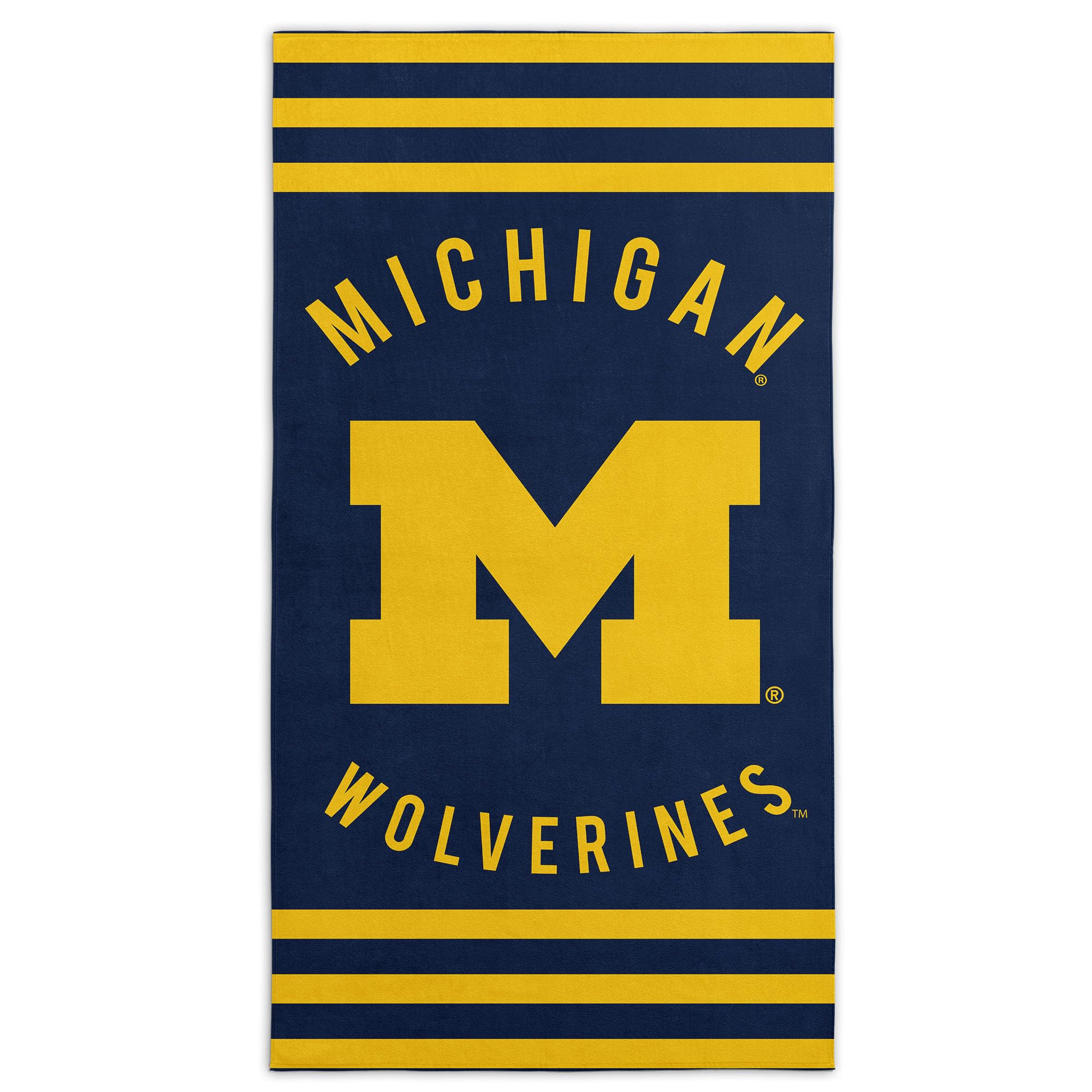 Northwest The Company NCAA Michigan Wolverines Beach Towel, Blue, 30 x 60