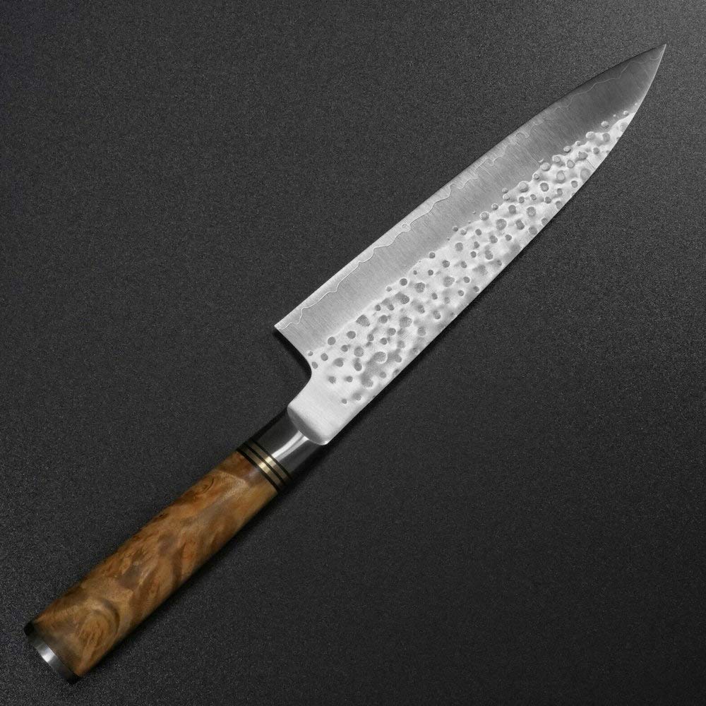 Amazon｜佐治武士 牛刀 粉末ハイス鋼 SG2/R2 スーパーゴールド2 花梨