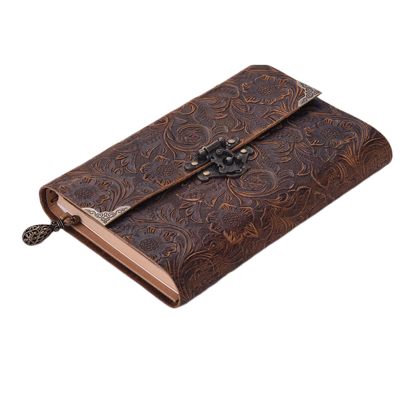 Carnet de voyage en cuir avec cadenas pour protéger vos écrits