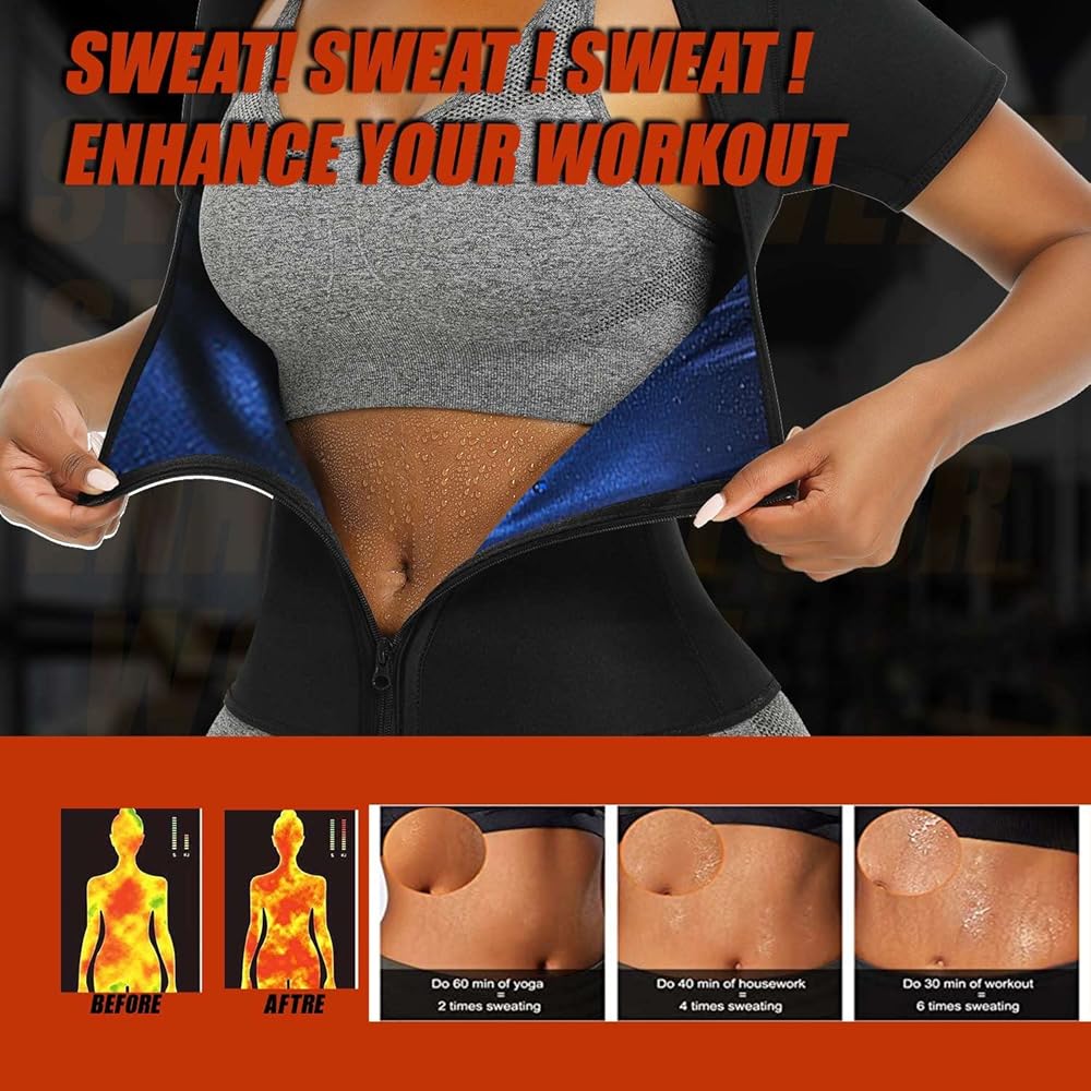 Sauna Suit Can I Workout With Waist Trainer Sauna Suit Women - Main Image
