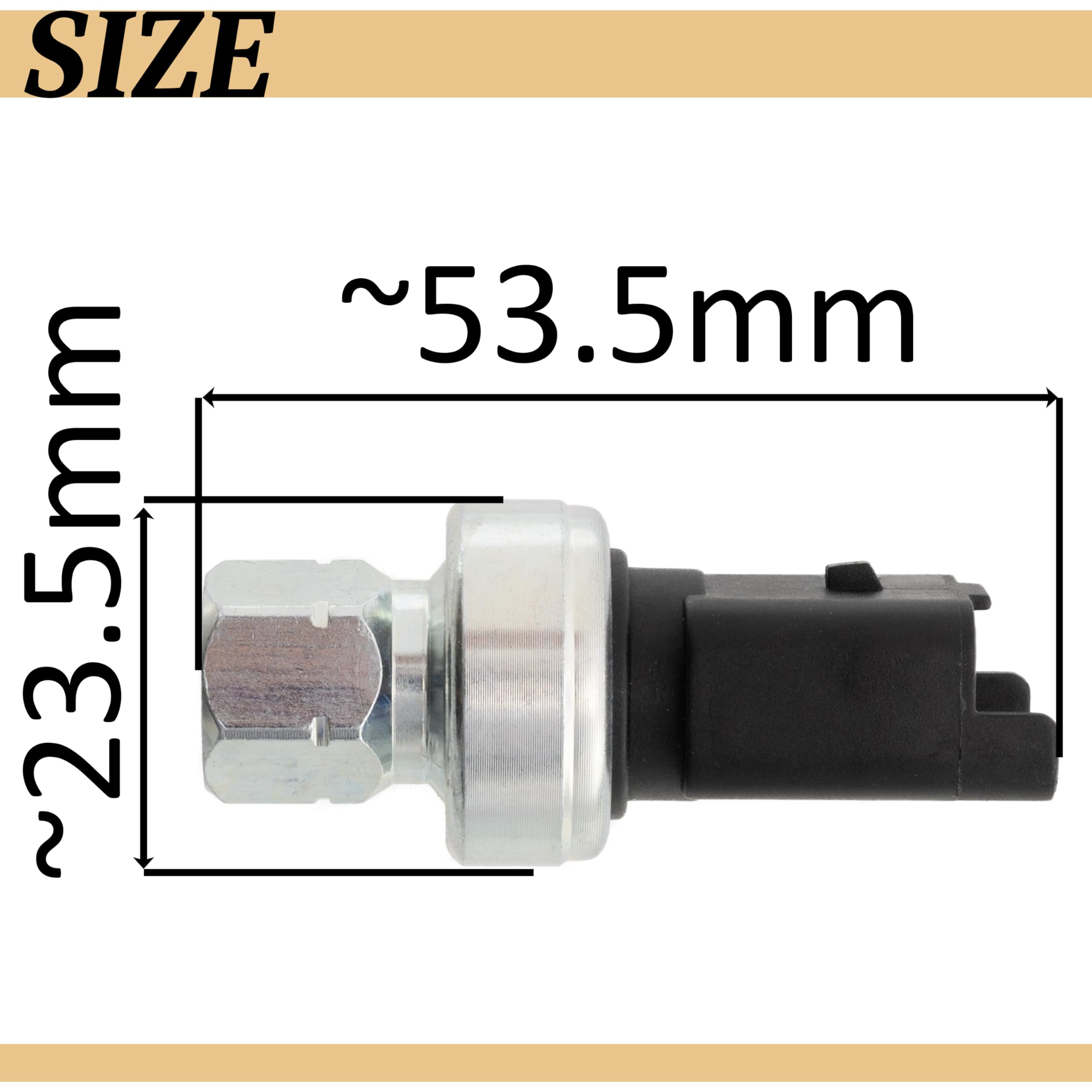 AERZETIX - C17262 - Pressostato, climatizzazione - numero di pin 3 - compatibile con numeri OE 6455 Z3, 96 783 622 80, 9878362280, 9647971280