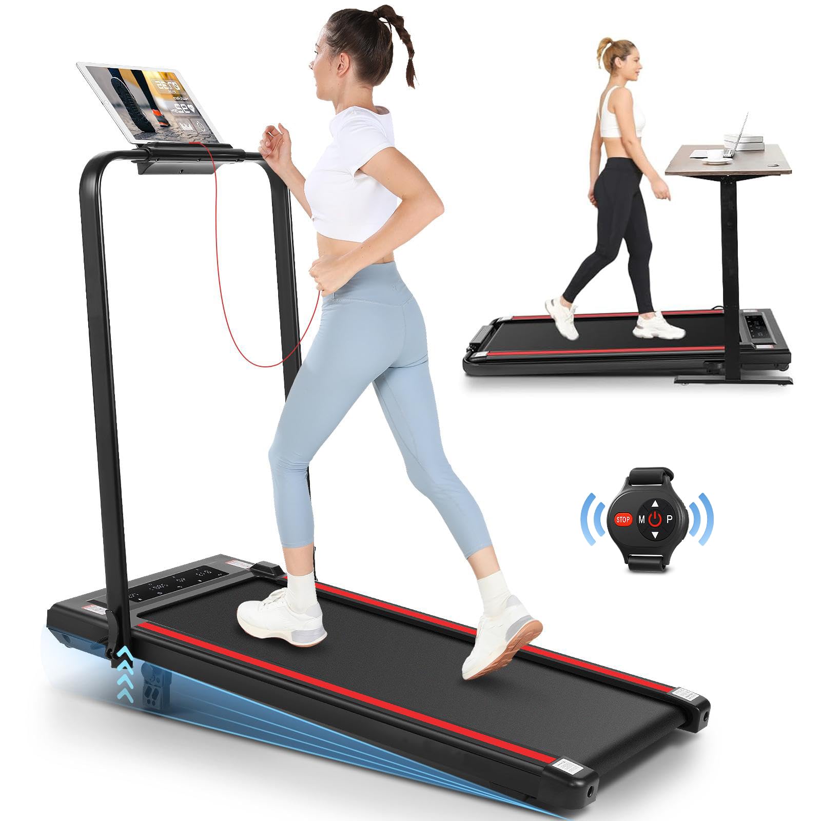 Ancheer Treadmills In Folding Treadmill With Incline Walking