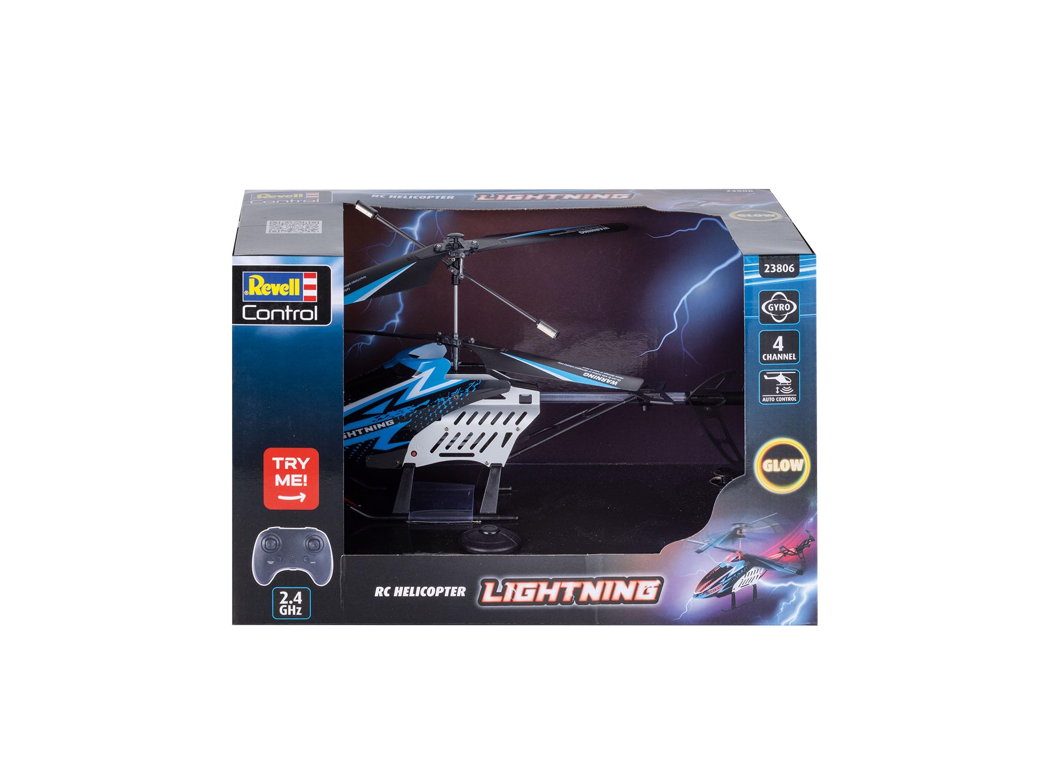 Revell Control 23806 RC Helikopter "Lightning" GHz 4CH z precyzyjnym sterowaniem 2,4 GHz