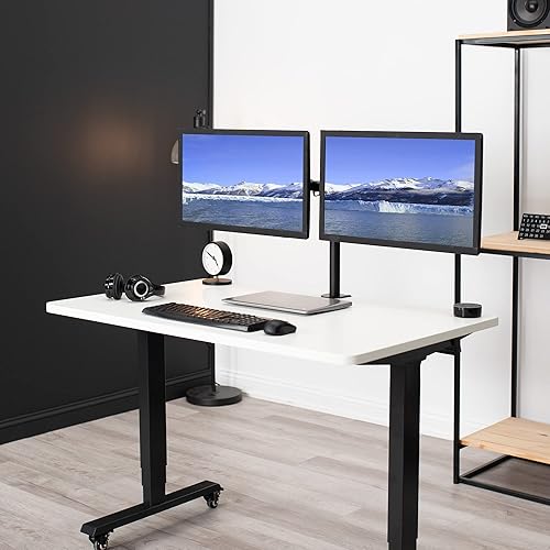 Miniatura 8 de VIVO Mesa universal de 48 x 30 pulgadas de una pieza sólida para marcos de escritorio estándar y de altura ajustable para el hogar y la oficina,