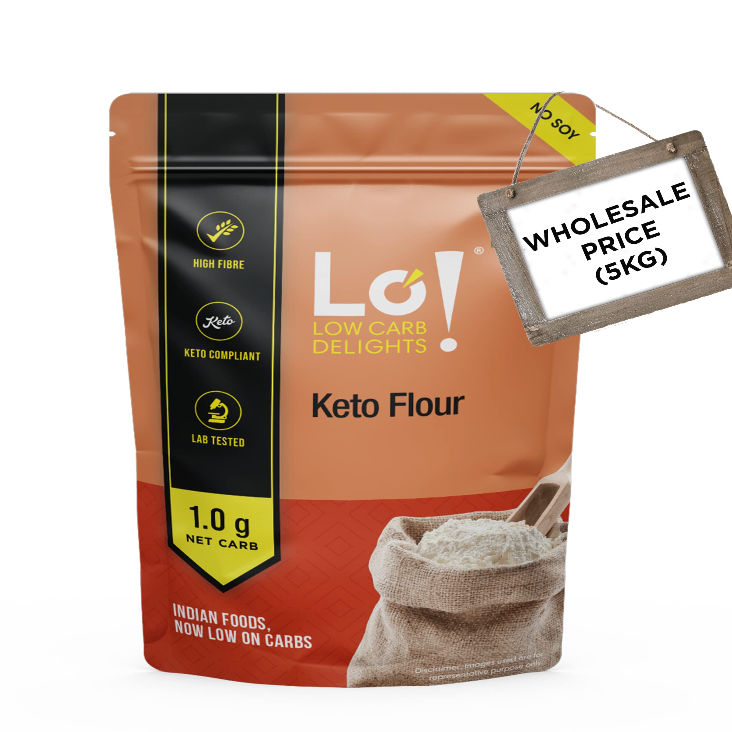 See full amazon price history chart for Lo! Foods - Keto Flour (5 Kg) | No SOYA | 1g Net Carb Per Roti | Extremely Low Carb Keto Atta | Lab Tested Keto Food Products for Keto Diet Lo! Foods - Keto Flour (5 Kg) | No SOYA | 1g Net Carb Per Roti | Extremely Low Carb Keto Atta | Lab Tested Keto Food Products for Keto Diet (B095LWWQRV) Amazon Price History, Amazon Price Tracker