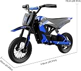 EVERCROSS EV12M Motocross Électrique pour Enfants, Moto Électrique avec Moteur 300W, Modes de Vitesse de 3, Autonomie de 15KM, Pneu Pneumatique de 12'', pour Taille 110cm et Plus - 7