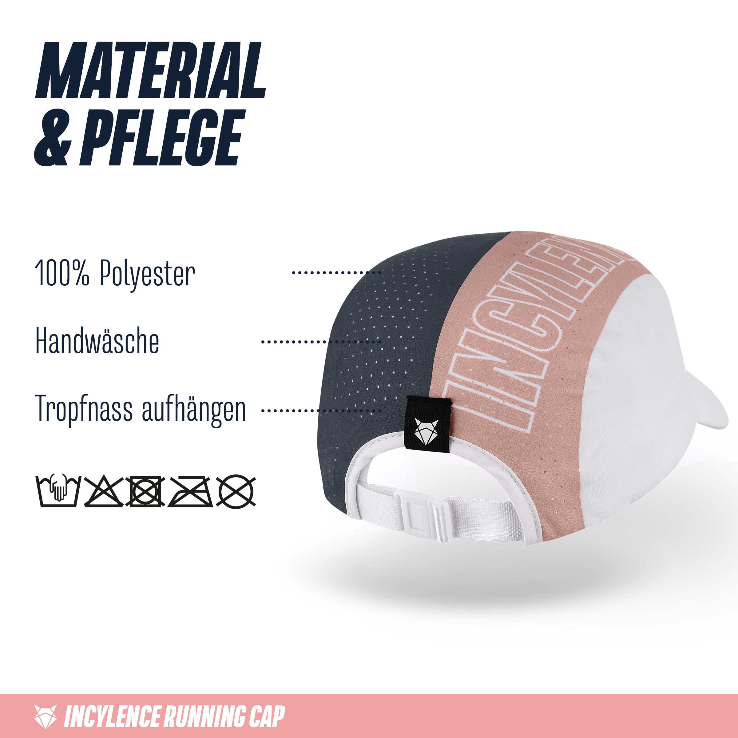 INCYLENCE Berretto da corsa, ultraleggero, con protezione UV, unisex