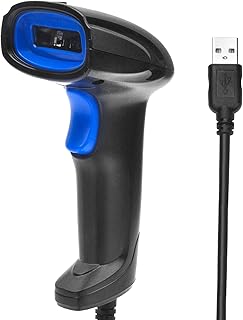 KOOKYE バーコードリーダー CCD式 液晶読取可 USB バーコードスキャナー ハンドヘルド 設定不要 高速読み取り 店舗・オフィス・物流・倉庫・図書館などに適用