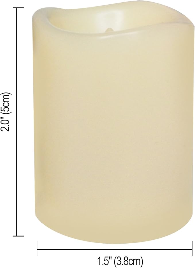 CANDLE CHOICE CANDLE CHOICE Battery Operated Flameless LED Votive Candles with Timer Realistic Flickering Electric Tea Lights Baptism Wedding Party Decorations Kitchen Home Decor Centerpieces 6 Pack Batteries Incl. photo 6