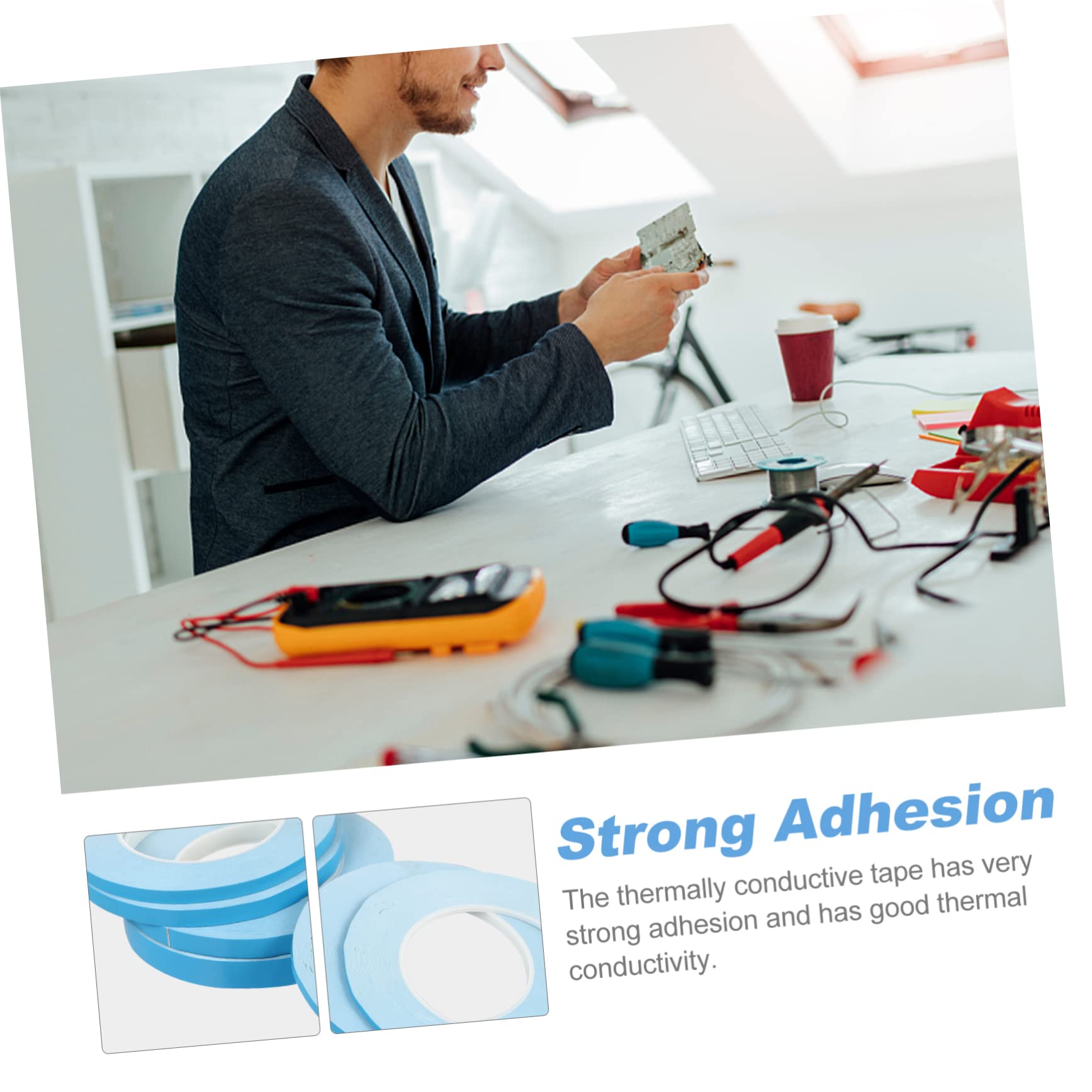Artibetter 6rotoli Nastro Adesivo Biadesivo Nastro Per Pannelli Luminosi Led Per Pannelli Materiale Qualità Durevole e Per Lungo Termine
