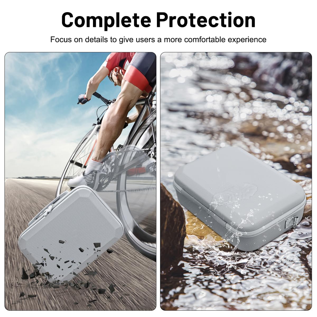 VicBou Sacoche de Transport pour DJI Neo 1 Sac de Rangement Kit, étui de Transport de Voyage pour DJI Neo 1 Fly More Combo Valise Compacte étanche Accessoires, pour Rangement Drone