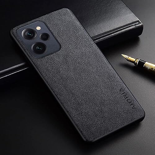 Miniatura 9 de AIORIA Para Poco X5 Pro Case, Funda de cuero premium para teléfono Diseño retro Funda protectora completa para Xiaomi Poco X5 Pro 5G (rojo)