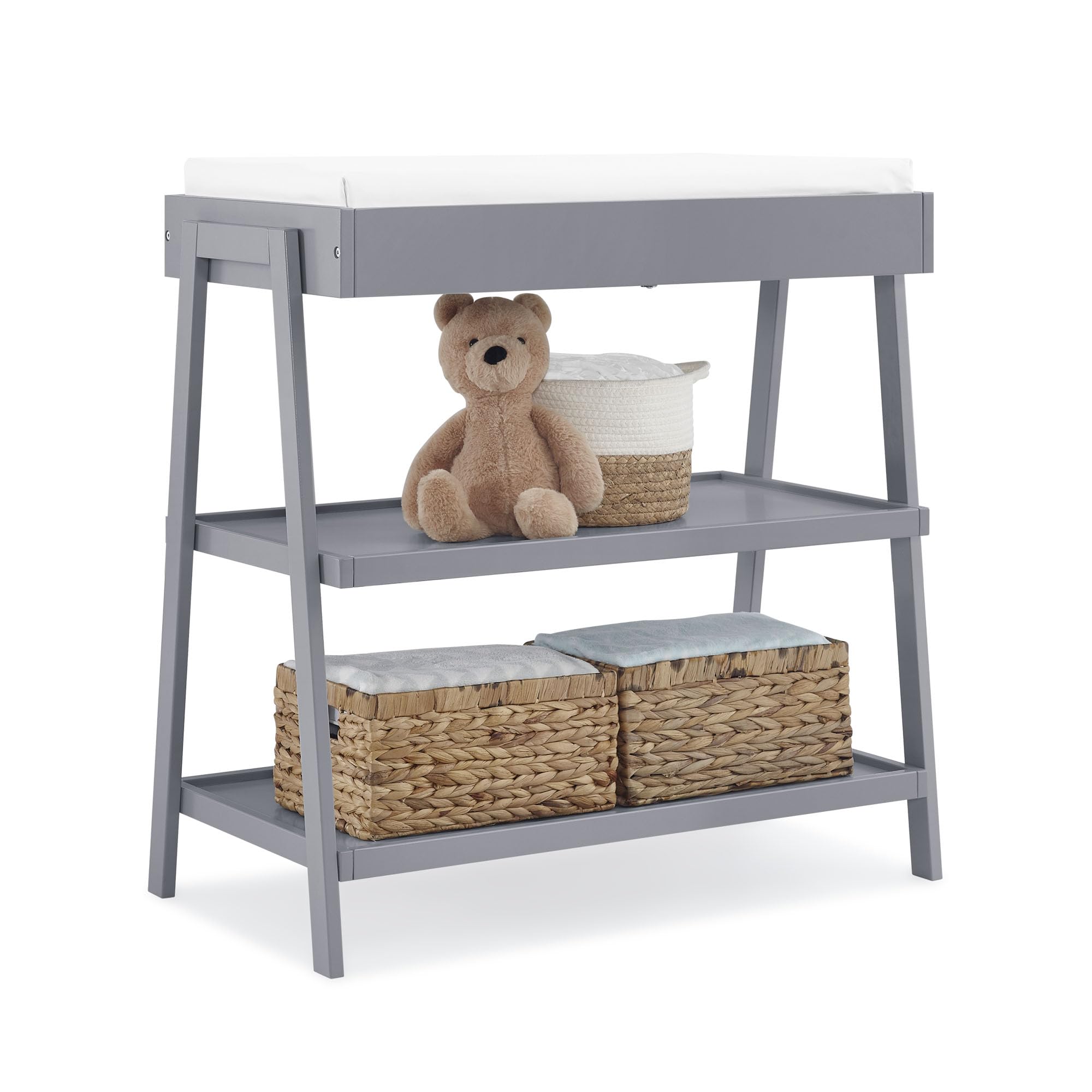 Delta Children Scout Changing Table - Greenguard Gold Certified, Grey